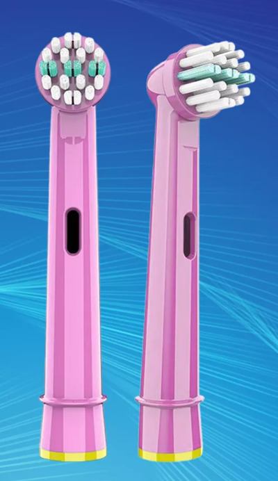EB-10A 2pcs for ORAL-B/Braun (Violet)