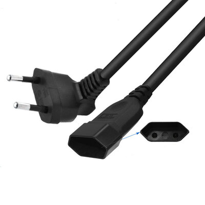 TekomLine EasyPlug 1.8cm Black